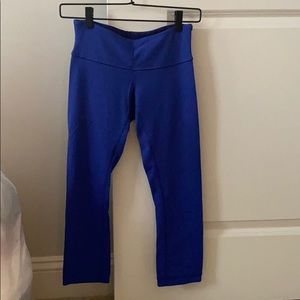Lululemon reversible wunder under crop leggings